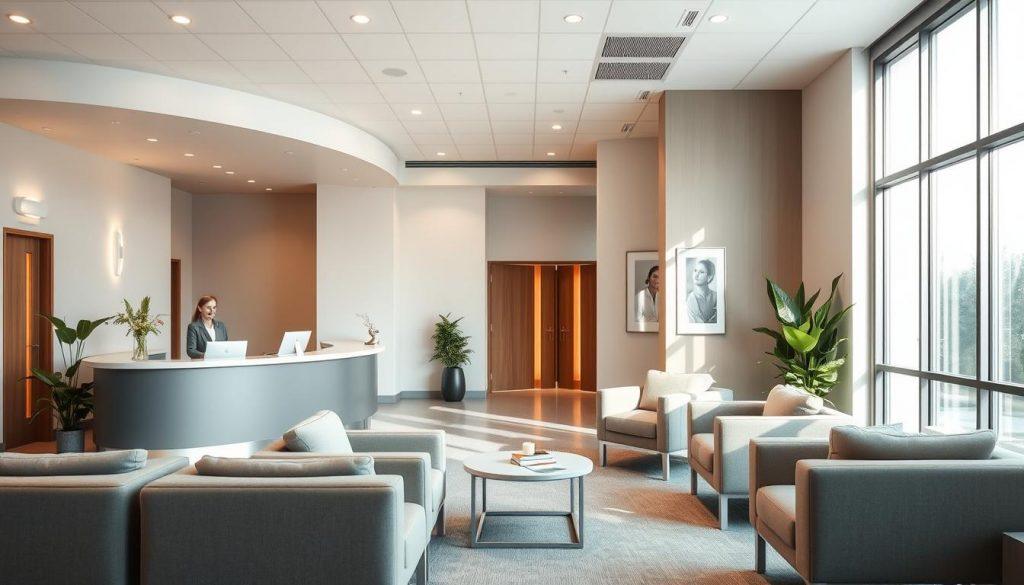 Komfortables Wartezimmer