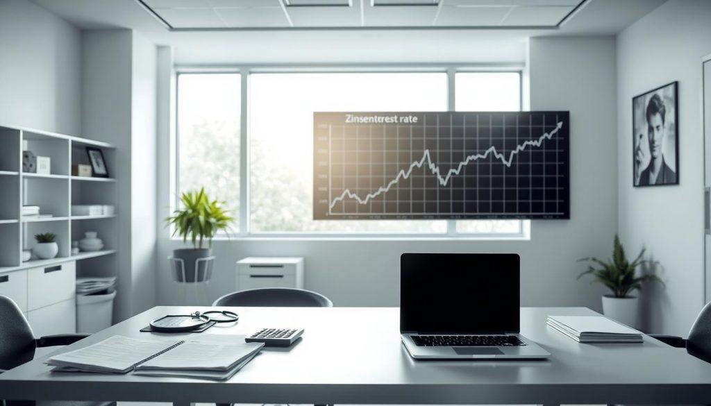 Zinsentwicklung Arztpraxis Finanzierung
